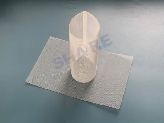 25 Mesh 800 750 700 Micron Polyester Filter Mesh Shapes Cutted In Custom Design