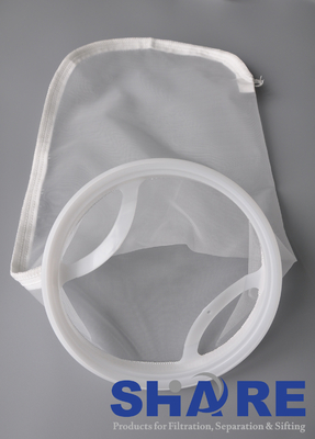 Plastic Ring Liquid Filter Bags For Housing Welded Non Woven Filter Sock