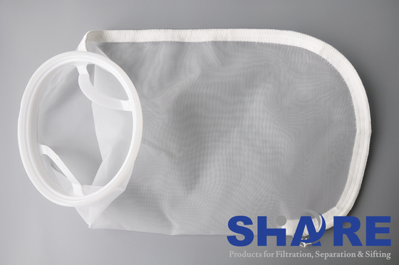 Plastic Ring Liquid Filter Bags For Housing Welded Non Woven Filter Sock