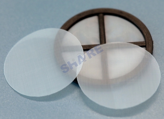 45 Micron Nylon Mesh Disc Filters Precise Even Openings Cut Shapes Sheets