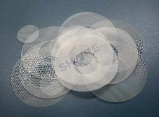 Diameter 90mm 300mm Polyester Mesh Disc Filter For Laboratory Filtration