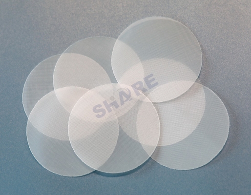 Diameter 90mm 300mm Polyester Mesh Disc Filter For Laboratory Filtration