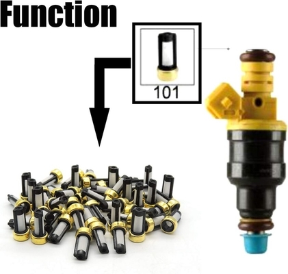 Bosch Universal Fuel Injector 101 Micro Basket Filter 6mm X 3mm X12mm For Asnu03c Repair Kit