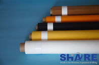 Chemical Processing Synthetic Polyester Silk Screen Mesh Fabric With Wash / Heat Setting Treatment