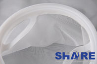 Liquid Filtration Sewn Polyester Filter Bag , Nylon Screen Mesh Fabric Rating 1-2000UM