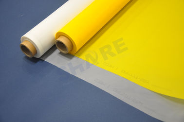 White / Yellow Width 165CM Screen Printing Meshes Thread Diameter 27-250UM