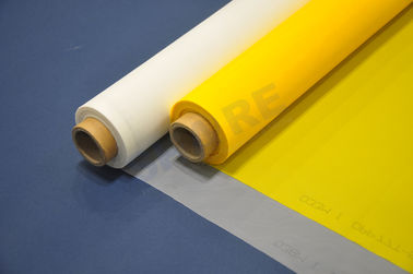 White / Yellow Width 165CM Screen Printing Meshes Thread Diameter 27-250UM