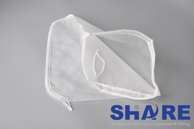 Monofilament Liquid Filter Bags With Drawstring As Top Collar Rating From 1um To 2000um