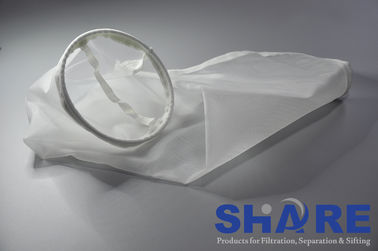 Ultrasonic Welded Monofilament Mesh Filter Bags Industrial For Liquid Filtration