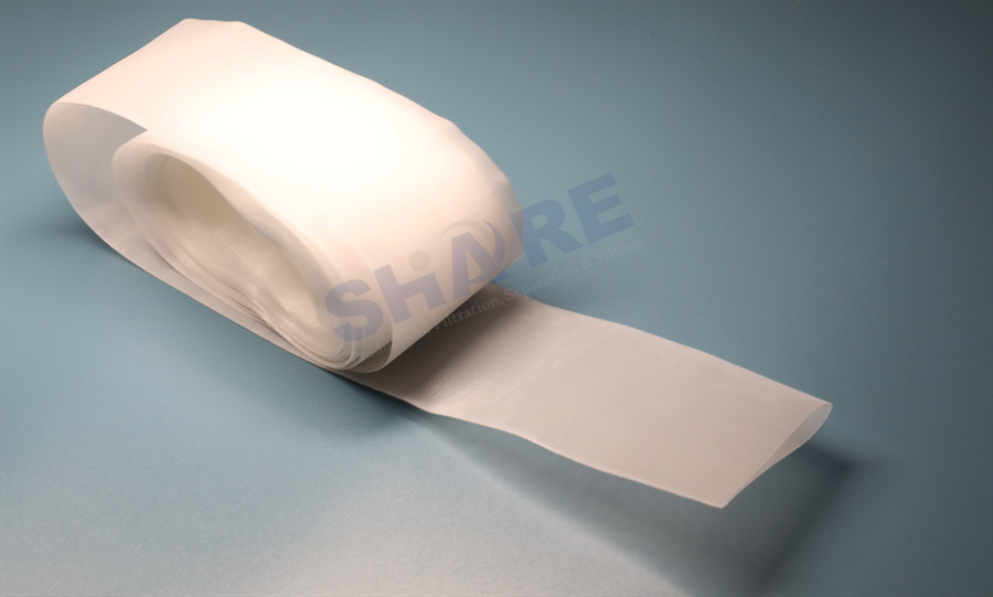 Polyester Filter Mesh Welded Continous Tube Sleeve For Milling Equipment 23μm