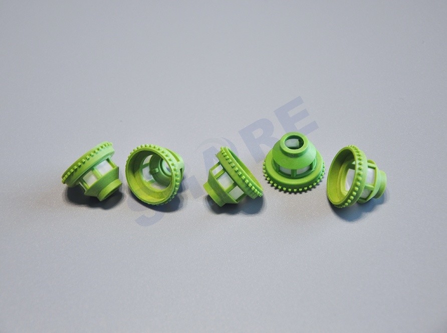 Green  Injector Nozzle Fuel Filter Automotive Gasoline Molded Filter