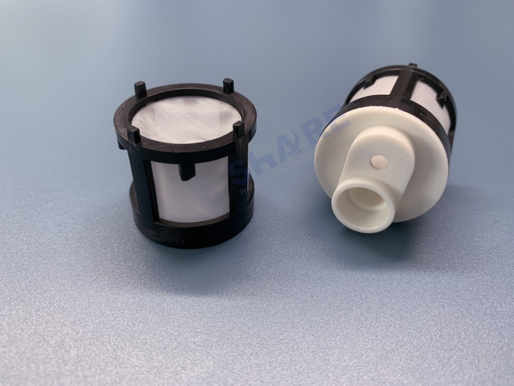 Nylon Mesh 60 Micron OEM Plastic Molded Filter For Motor In-Tank Fuel Pump Strainer