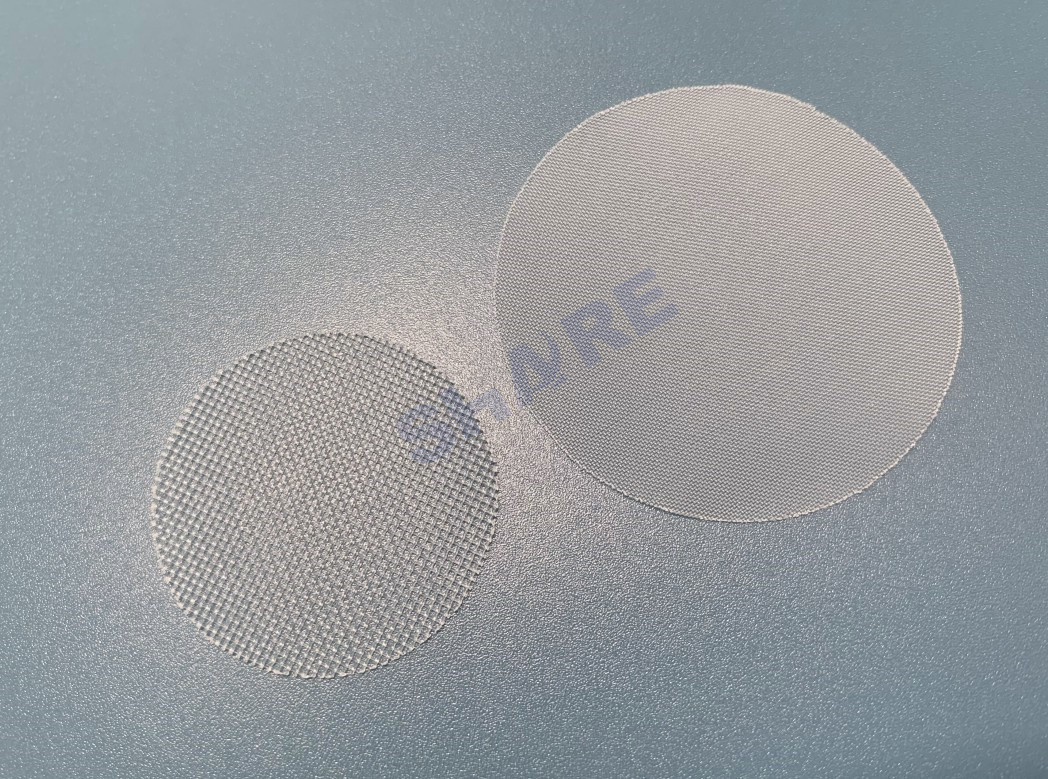 Nylon Mesh Disc Filters Openings Of 10-180 Micron Compatible With Lab Solvents