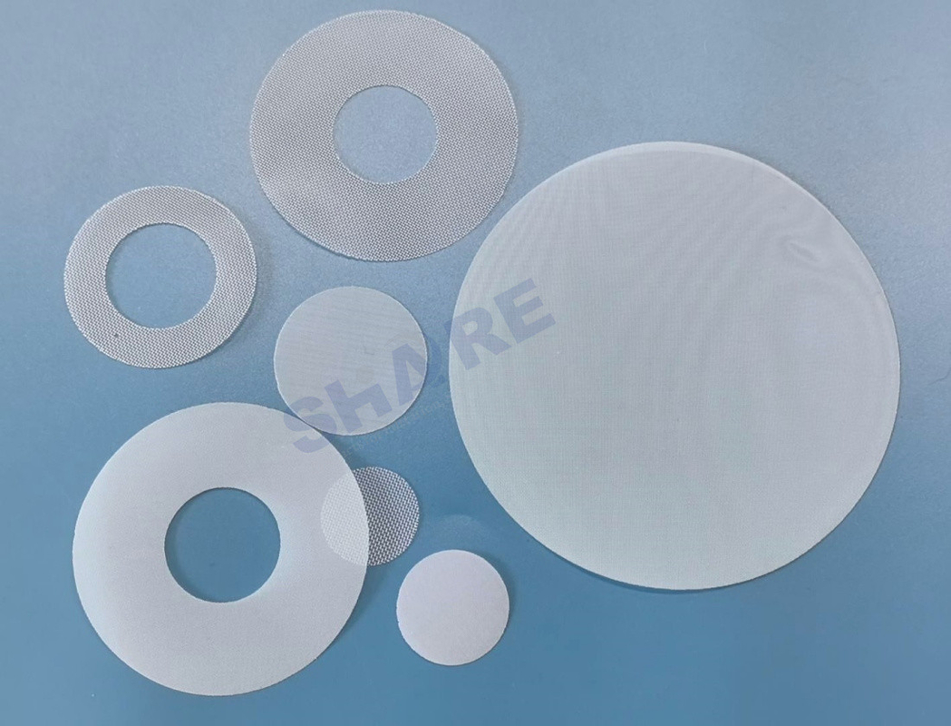 Nylon Filter Mesh Micron 10um Disc Filter For Cleanliness Analysis Chemical Stability