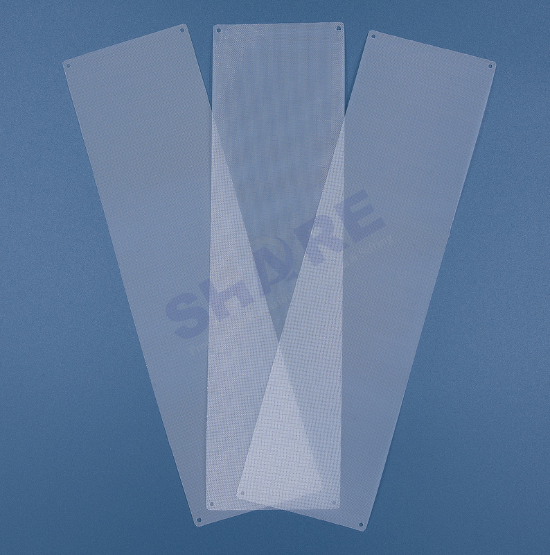 High Precision and Repeatability Laser Cut Burr-Free Polyester Screen Mesh Filter Pieces and Shapes