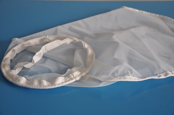 Stitched / Sewn Nmo Monofilament Nylon Mesh Filter Bags 25 Microns Auto Industrial Spray Painting Filter Bags