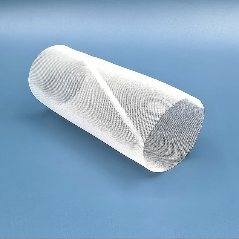 Custom PP Filter Mesh Cylinder Tubes Vertical Oblique Seam Ultrasonic Welding No Burrs No Material Build Up