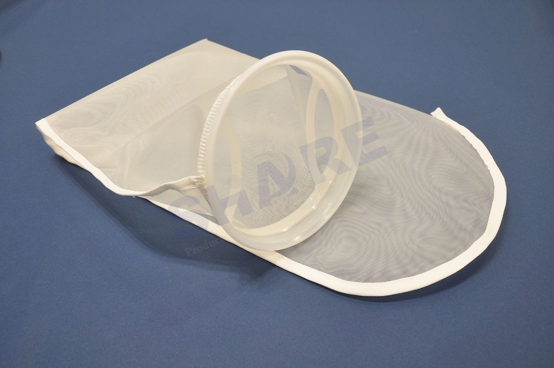 Plain Weave 5um Liquid Filtration Micron Rated Filter Bags For Carton Package
