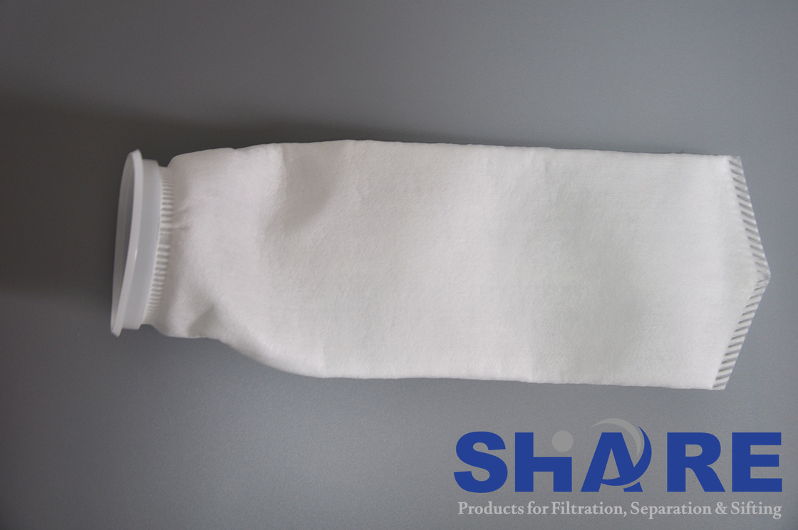 Thermal Stable 1um Polyester Micron Rated Felt Filter Bags For Hydraulic Oil