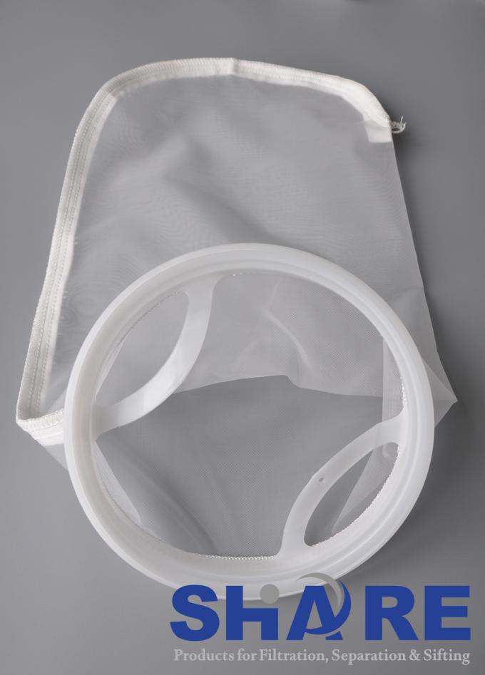 High Removal Efficiency Nylon Filter Bags , Filter Media Bags With