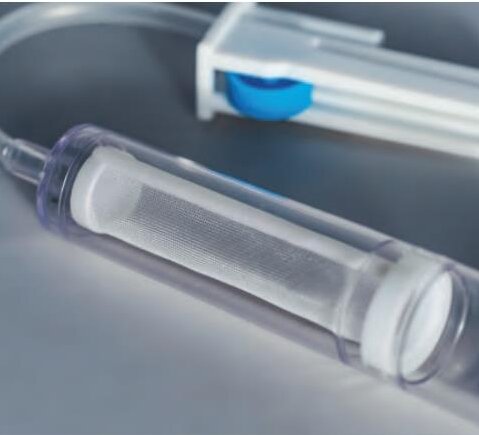 Blood Transfusion Set Filter 200µM Nylon Mesh Screen Cage In White PS