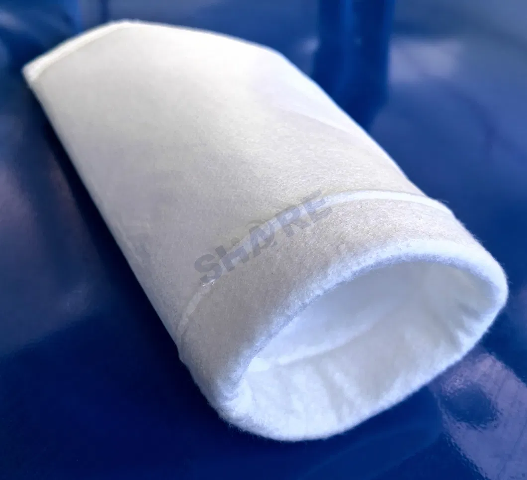 Non Fiber Migration Polyester Felt Filter Bags 0.5um To 2000um 0