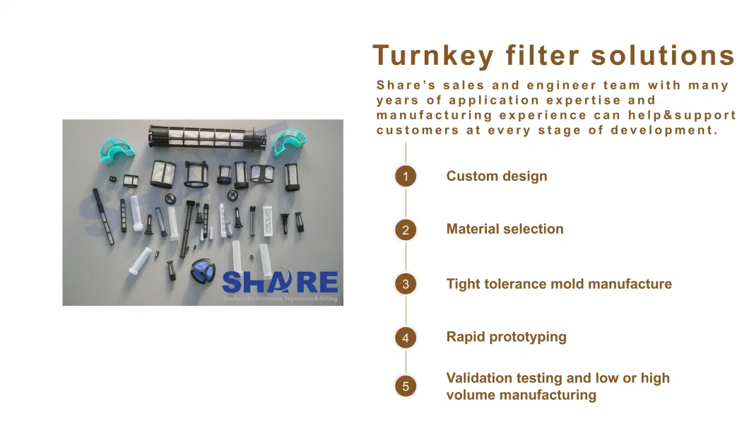 Plastic Filters &amp; Strainers &amp; Sieves with PP Filter Mesh